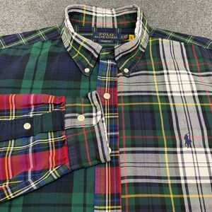 Polo Ralph Lauren Men’s XL Multicolor Plaid Custom Shirt Classic Fit